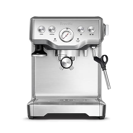 breville semi automatic programmable die cast espresso machine