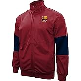 Icon Sports Officially Licensed FC Barcelona Soccer Track Jacket - Unisex Adult