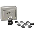 Fowler 52-664-009-0, 10x Pocket Optical Comparator Set with 9 Recticles