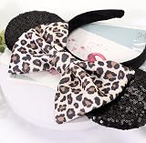 DRESHOW Glitter Mouse Ears Headband Sequin Bow Party Cosplay Costume Women view 3