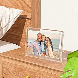 NIUBEE 5x7 Picture Frame, Acrylic Clear Photo Frame