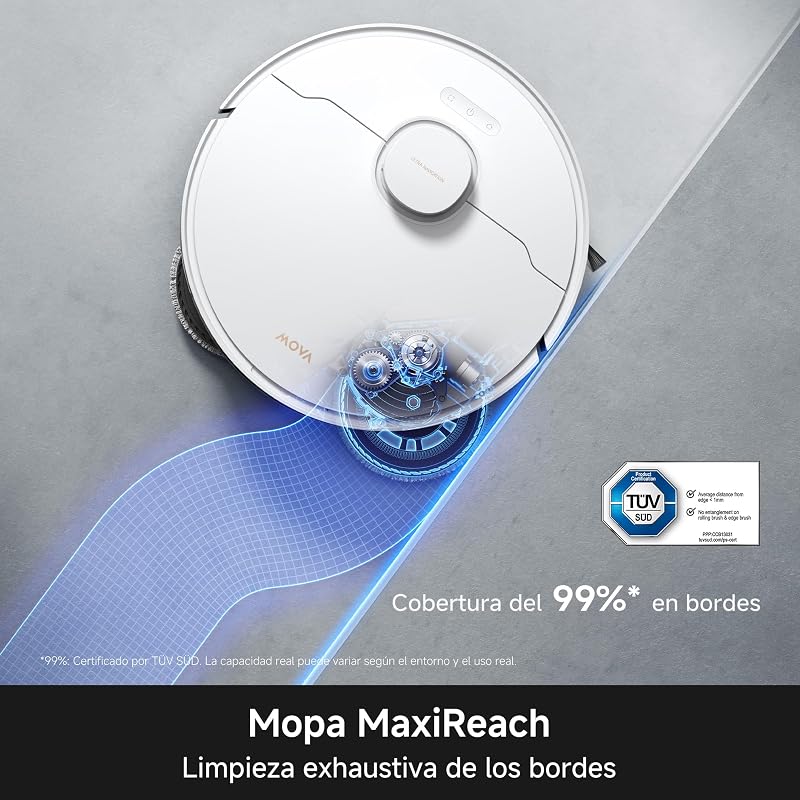 E50 Pro Ultra, aspirador robô, branco