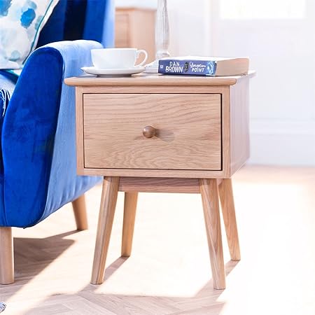 Edvard Olsen Solid Oak Lamp Table Golden Oak Sofa Table With