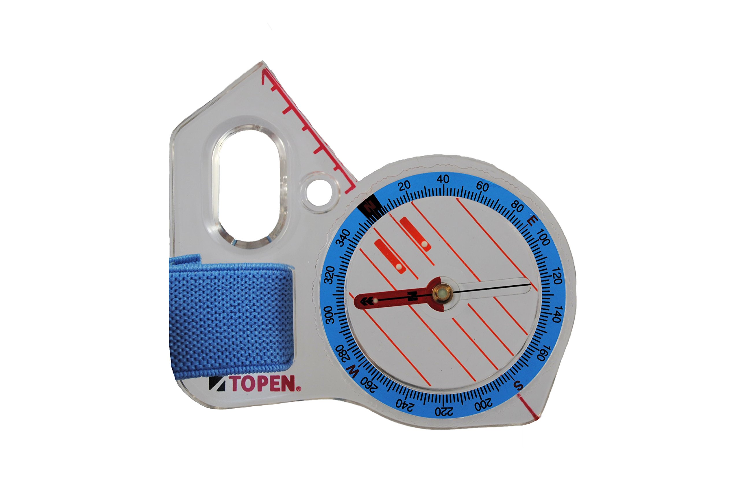 Topen Spot Left Compass For Right-Handed Use, Blue, One Size