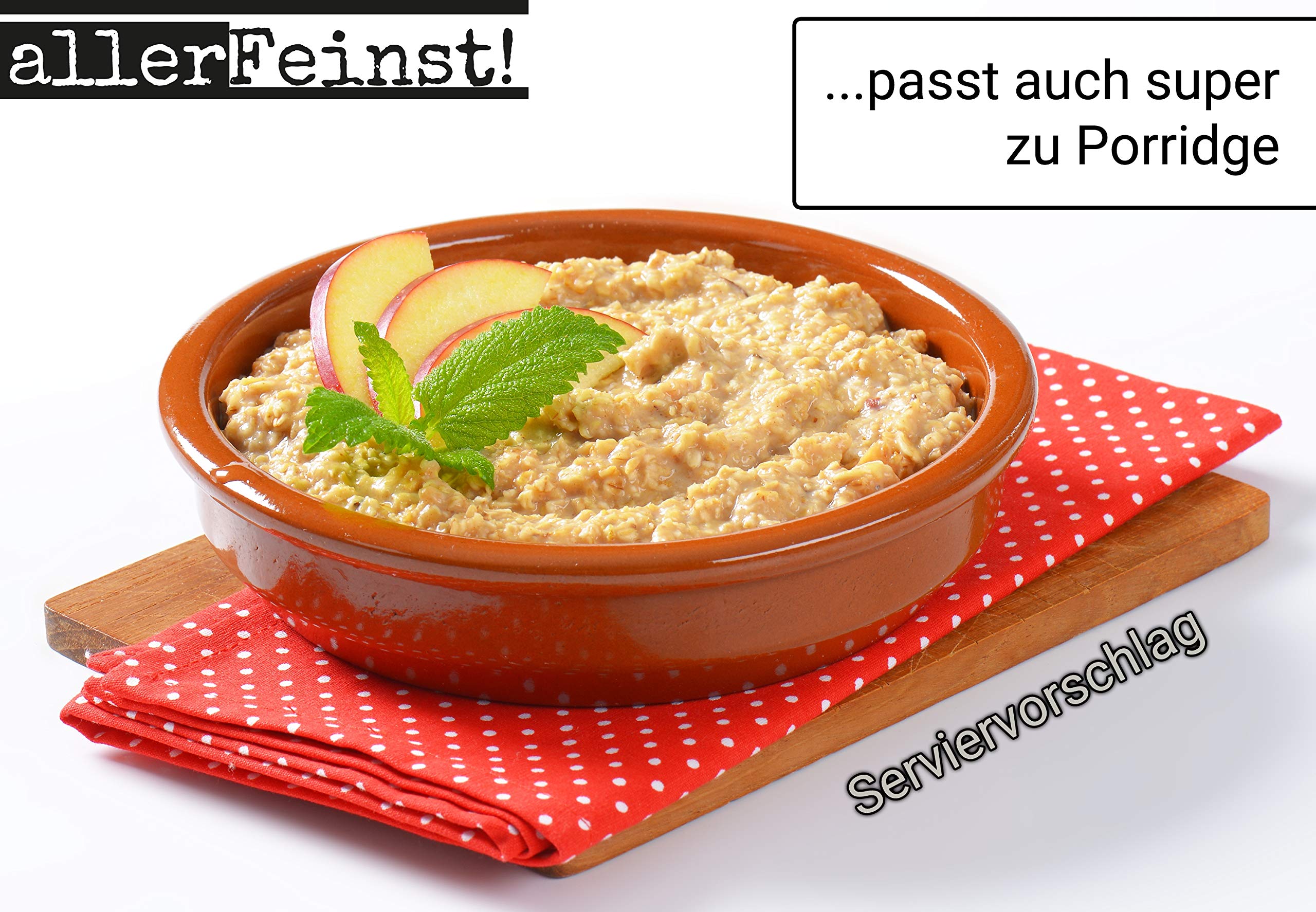 allerFeinst! - Apfelkuchen Gewürz ohne Zucker für Apfel, Kuchen, Gewürzkuchen, Oatmeal, Porridge und mehr, 1er Pack (100g) 6