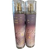 Bath and Body Works Snowflakes & Cashmere Fine Fragrance Mists Set Of 2 8 oz. Bottles (Snowflakes & Cashmere)