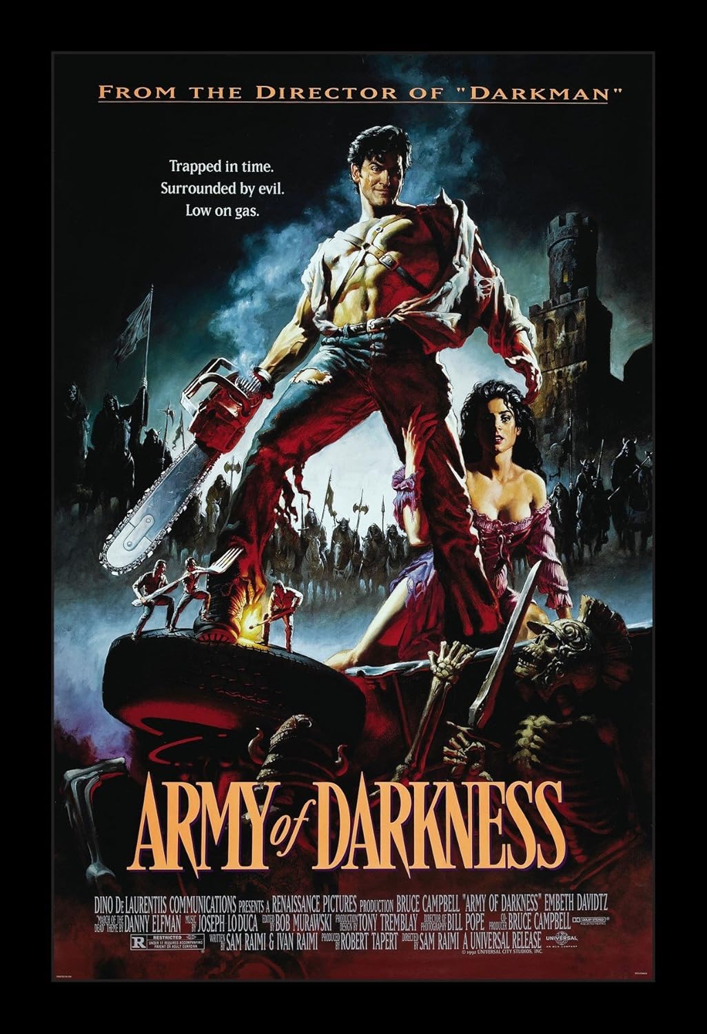 Army of Darkness - 11x17 Framed Movie Poster by Wallspace