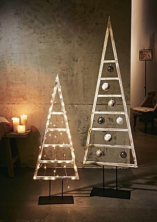 Pureday Weihnachtsdeko Weihnachtsbaum Tannenbaum Holz