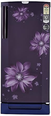 Godrej 210 L 5 Star Direct Cool Single Door Refrigerator(R D EPro 225 TDI 5.2 PRL PRP, Pearl Purple, Base Stand with Drawer, Inverter Compressor)
