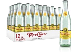TOPO CHICO Mineral Water, 12 Fl Oz, Pack of 24