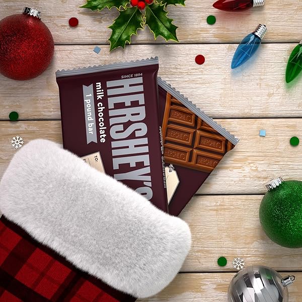 HERSHEY’S MILK CHOCOLATE CANDY GIFT BAR, 1 LB