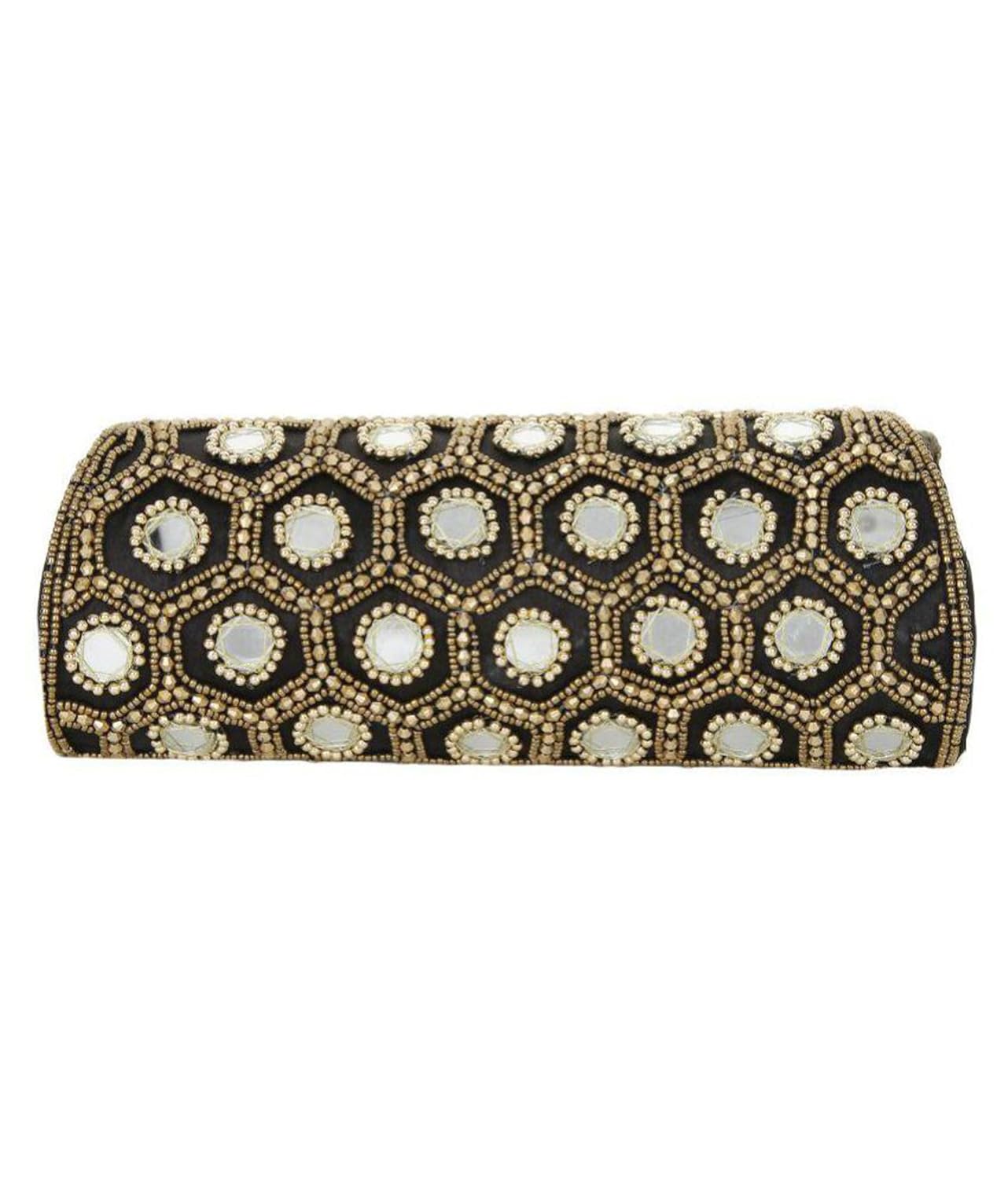 hand crafted box clutch