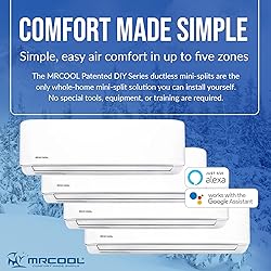 36k BTU 21.5 SEER Multi-Zone MrCool DIY 4 Zone