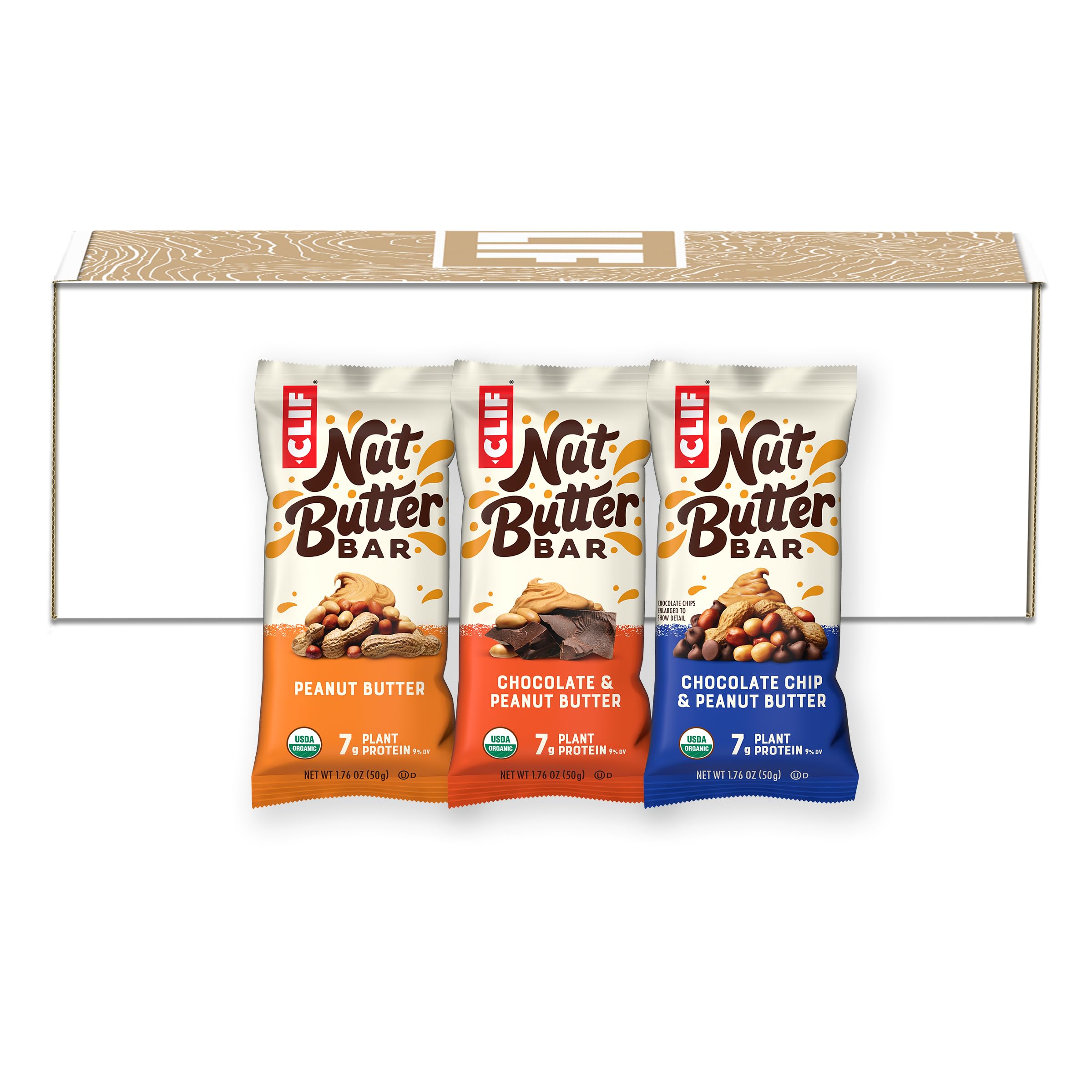 CLIF Nut Butter Bar - Variety Pack - Peanut Butter