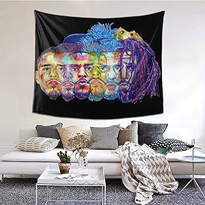 MAJJAKJH Decorative Tapestry J.Cole Art Wall Hanging Bedroom Living Room Dormitory TV Background Wall Blanket 60 X 51 inches