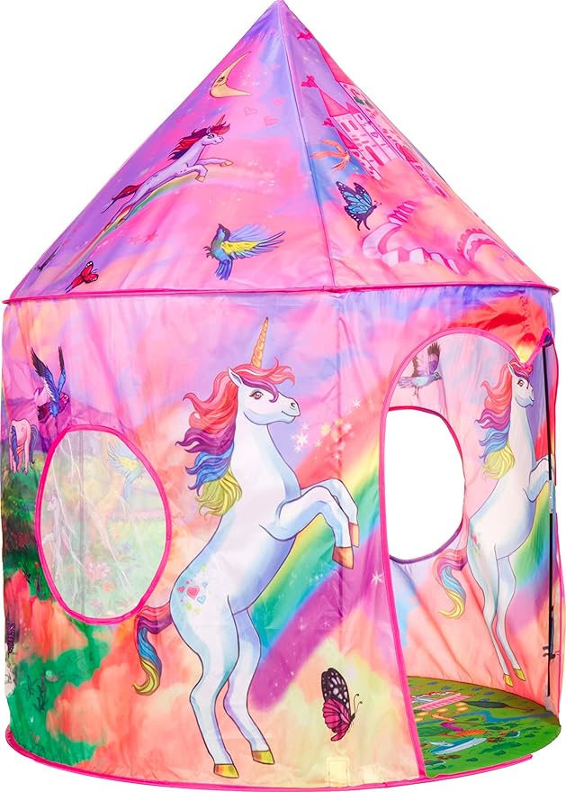 unicorn tent with tunnel