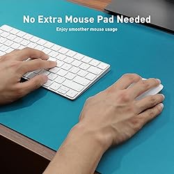 Aothia Leather Desk Pad Protector, Office Desk