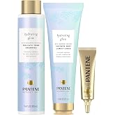 Pantene Shampoo and Conditioner Plus Hair Mask Rescue Shot Treatment with Baobab Essence/Nutrient Blends For Hydrating Glow, White