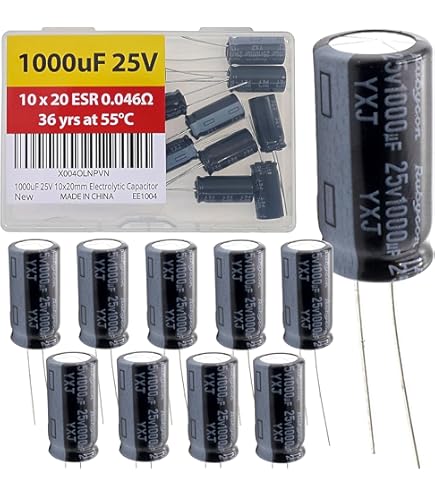 Set of 5, Nichicon 105°C Electrolytic Capacitor 4.7uF 100V (4.7