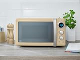 Swan Retro LED Microwave 20L 800W Cream Stealth Collection view 4