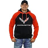 JH Design Men’s Chevy Corvette C7 Pullover Hoodie Sweatshirt 2 Styles Sm to 3x