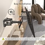 BONTEC Wall Mount 23–70 Inch Full Motion TV Bracket Up to 45kg 400x400 VESA view 7