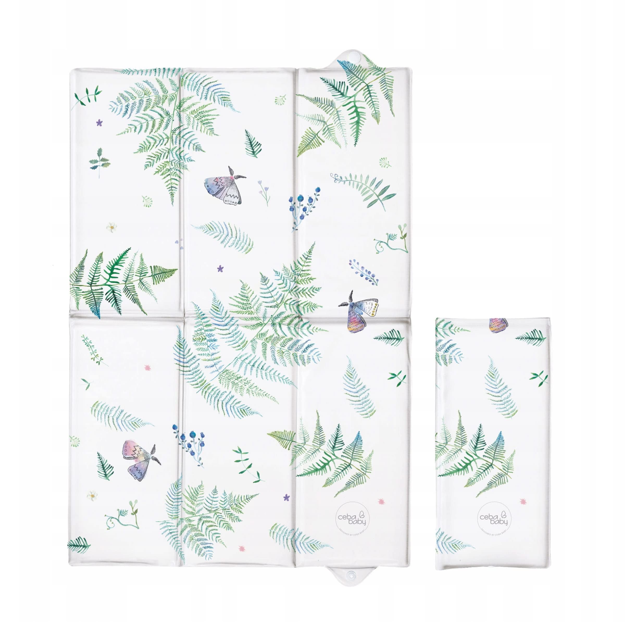 Portable Foldable Baby Travel Changing Mat | Soft, Waterproof, Compact Diaper/Nappy Changer | 40x60 cm (Polypody) — image 1