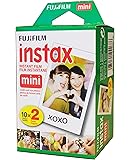 Fujifilm INSTAX Mini Instant Film Twin Pack (White)