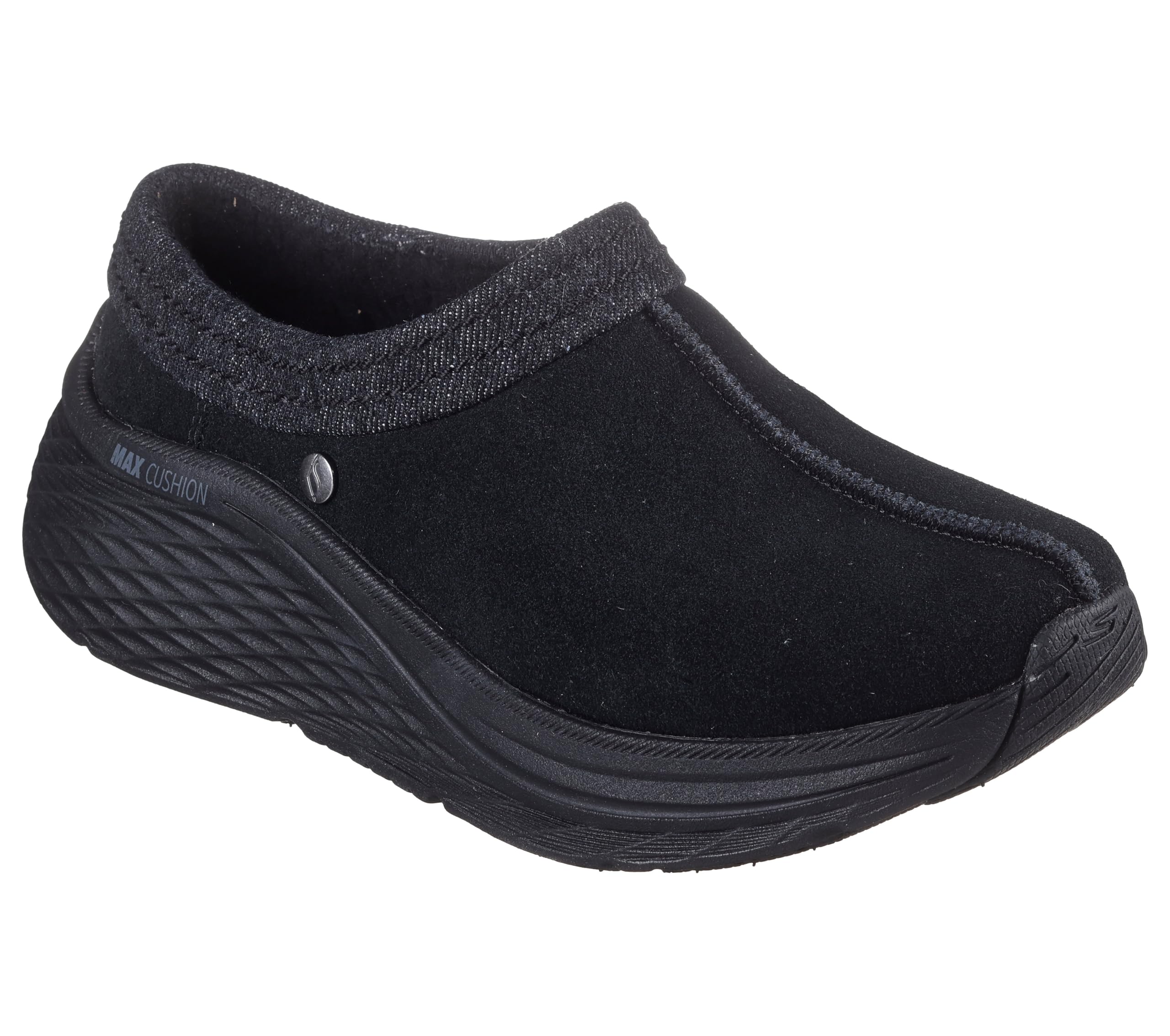 Skechers Women’s On-The-Go Max Cushioning Elite 2.0-Becca Slipper, Black/Black, 9