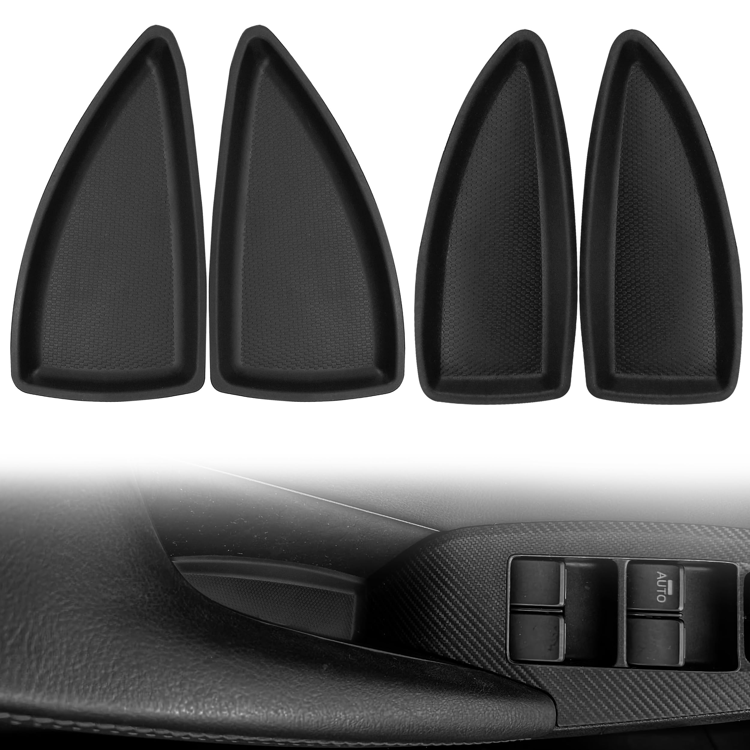 Photo 1 of 4pcs/Set Door Switch Bezel Cap Replacement Left/Right Front/Rear Plastic Bolt Cover for Chevrolet for Chevy Malibu 2016 2017 2018 Car Interior Accessories 23451118