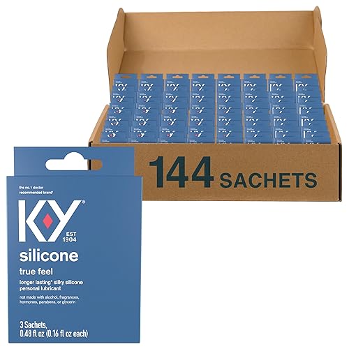 K-Y Silicone Lube, Personal Lubricant, Silicone-Based Formula, Safe to Use with Condoms, for Men, Women and Couples, 3x0.16 FL OZ Sachets (Pack of 48, 144 Total Sachets) in Kenya | Whizz Lubricants K-Y Silicone Lube, Personal Lubricant, Silicone-Based Formula, Safe to Use with Condoms, for Men, Women and Couples, 3x0.16 FL OZ Sachets (Pack of 48, 144 Total Sachets) in Kenya | Whizz Lubricants