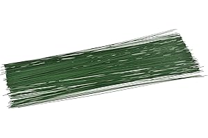 HOMEFORD Aluminum Floral Wire, 22-Gauge, 18-inch, 250-count, Green