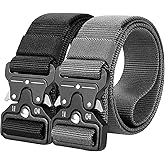 Torbetti Mens Belt, Tactical Military Utility Rigger Work 1.25 Inch Belts for Men Women with Quick Release Buckle