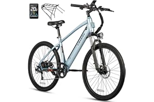 LIKEBIKE Seeker 26" Electric Bike for Adults with Peak 500W Brushless Motor, 35Miles 324WH Removable Battery 20MPH Commuting Electric Mountain Bike,UL 2861 Certified, Front Fork Suspension