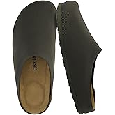 CUSHIONAIRE Women's Sils Knit Cork Footbed Clog with +Comfort