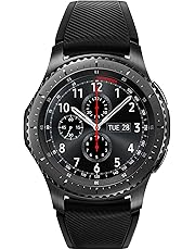 Samsung SM-R760NDAADBT Gear S3 frontier Smartwatch (3,3 cm (1,3 Zoll) Display, NFC, Bluetooth, WLAN, Tizen OS, mit Silikon-Armband)