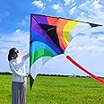 Best Kites for Beach, Big Kites for Adults, Giant Kite Large Kites for Adults, with Super Long Tail by Simxkai