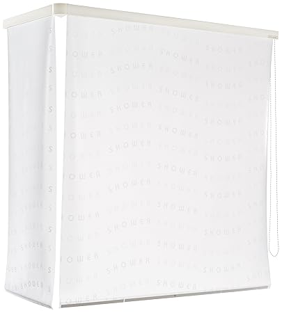 ECO-DuR 4024879003104 Kassetten ECK Duschrollo 137 x 62 cm weiß - Shower weiß