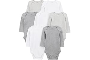 Body 7-pack Long Sleeve Bodysuit Simple Joys by Carter'sbebê-unissex