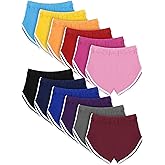 Yinder 12 Pack Cotton Sports Shorts for Women Summer Yoga Dolphin Booty Athletic Gym Shorts Workout Pajama Cycling Hiking Running Pants for Women, Medium