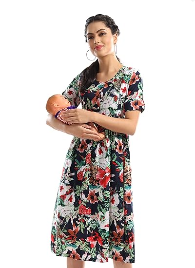 AV2 Womens Viscose Empire Maternity Kurti