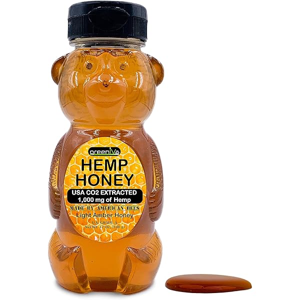 Amazon.com : HoneyBeez Premium Raw Honey Infused with Hemp
