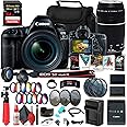 Canon EOS 5D Mark IV DSLR Camera with 24-70mm f/4L Lens (1483C018) + Canon EF 75-300mm f/4-5.6 III Lens (6473A003) + 64GB Memory Card + Color Filter Kit + Filter Kit + LPE6 Battery + More (Renewed)