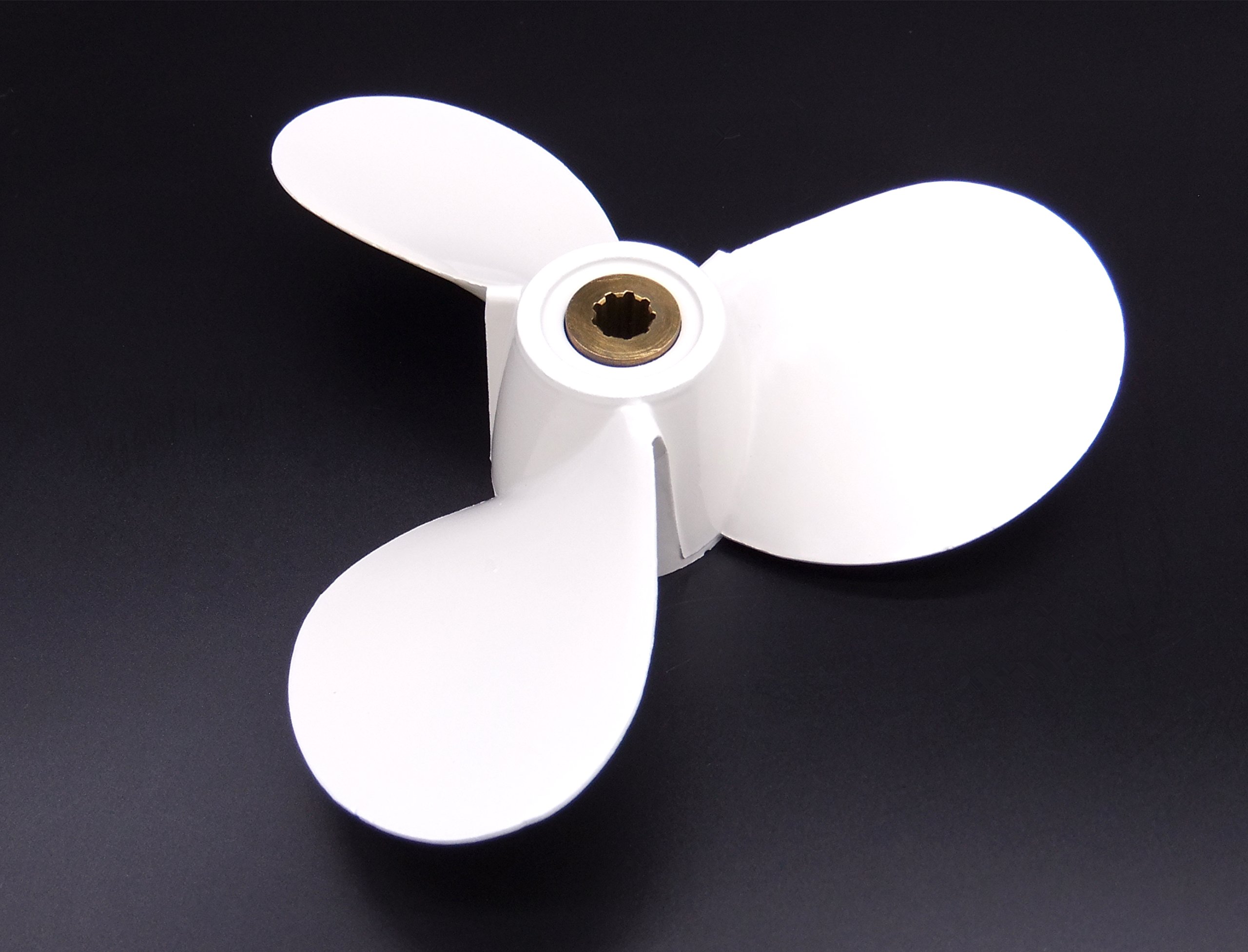 6E0-45943-00/01-EL Aluminium Alloy Propeller 7 1/2X7-BA for Yamaha 4hp 5hp 6hp F5A F6C Outboard Motor 7 1/2 x 7 -BA