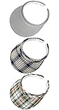3 Pack Visors Hat Women Men Clip On Outdoor Sports