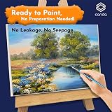 Conda 20x25cm 8x10in Canvas Boards Pack of 12 Acid Free Ready to Paint view 4