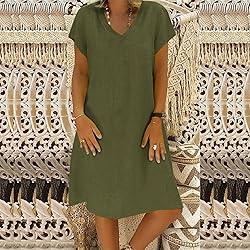 Early Day 2024 Women's Summer Cotton Linen Dress