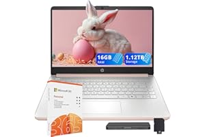 HP Stream 14" HD Business Laptop, Intel Processor N150, 16GB RAM, 1.12TB Storage (128GB UFS+1TB Docking Station Set), Intel G