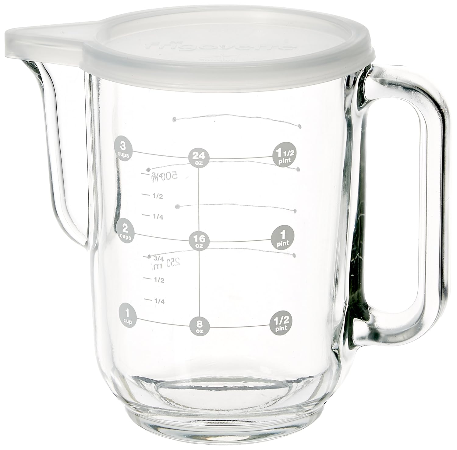 Buy Bormioli Rocco Frigoverre Measure Pitcher with Lid, 34Ounce Online
