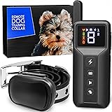 Enrivik Small Size Dog Training Collar with Remote - Perfect for Small Dogs 5-15lbs - Waterproof & 1000 Feet Range